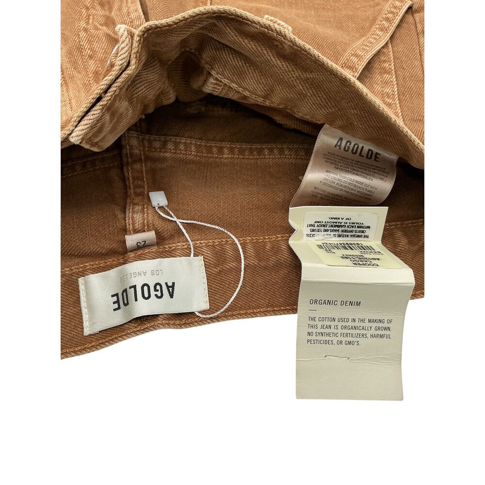Agolde Organic Brown Cooper Cargo Size 23 Denim Jeans - Picture 4 of 4